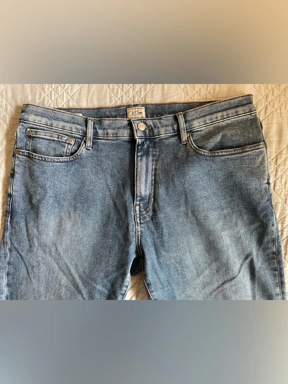J.‎ CREW 770M Straight-fit stretch jean in medium wash Size 34 $148 BX863